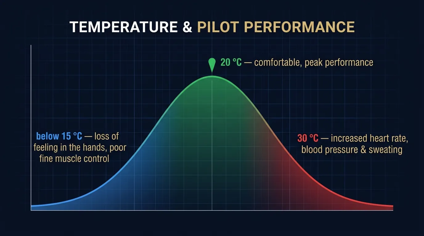Temperature vs pilot performance
