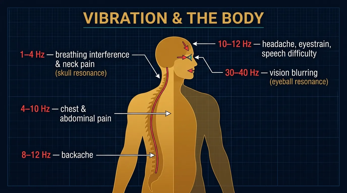Vibration frequency and its effect on the body