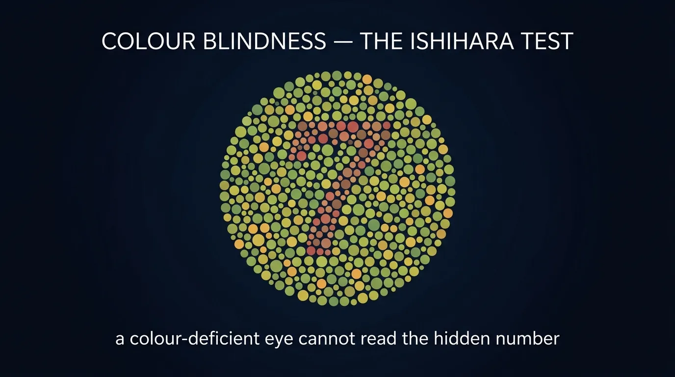 Colour blindness — the Ishihara test