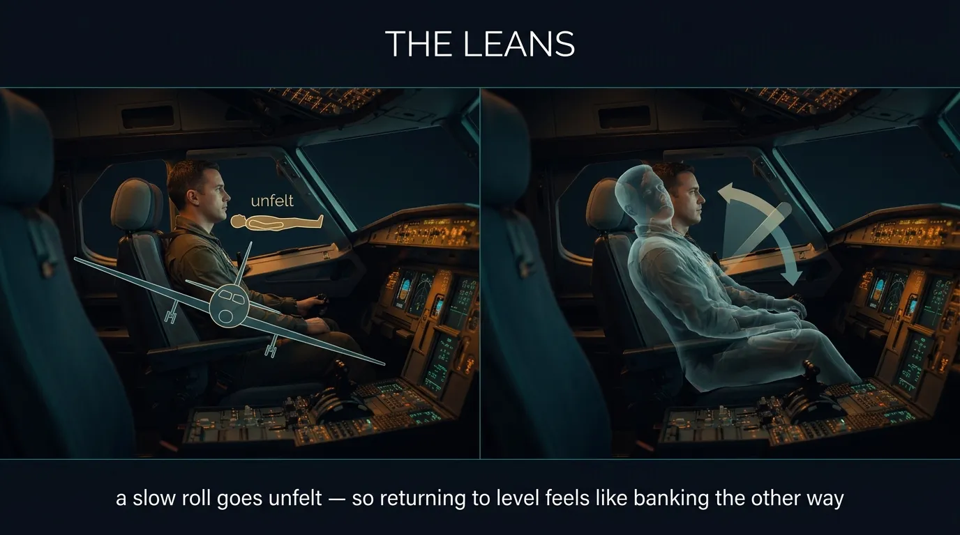 The leans — vestibular spatial disorientation