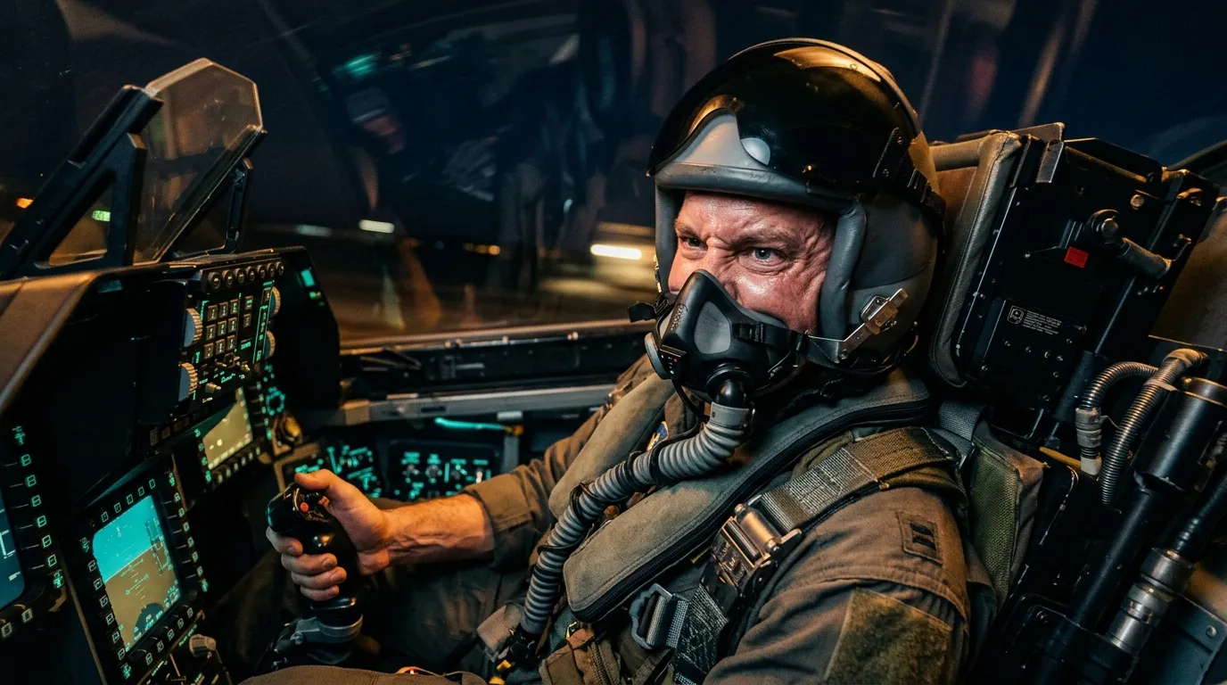 A pilot under high G-load