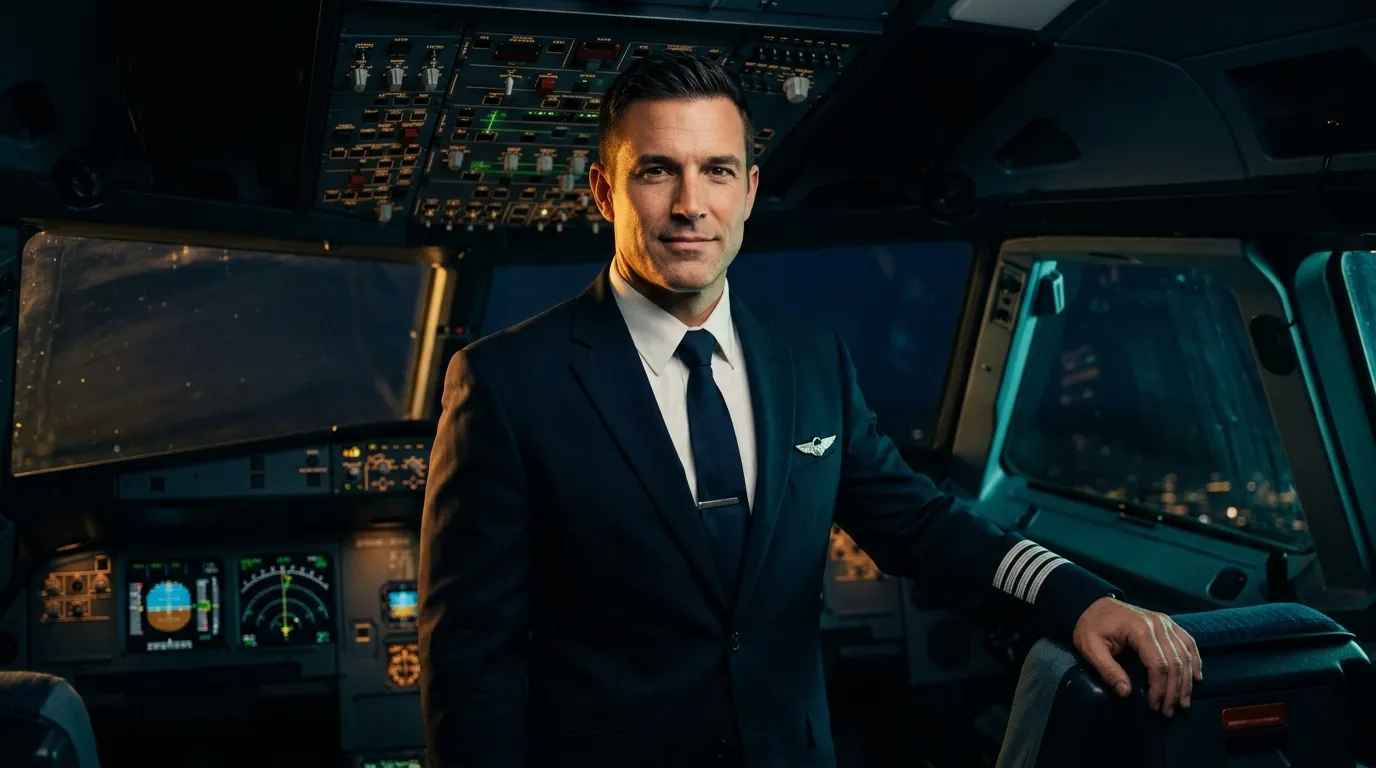 A fit, healthy pilot