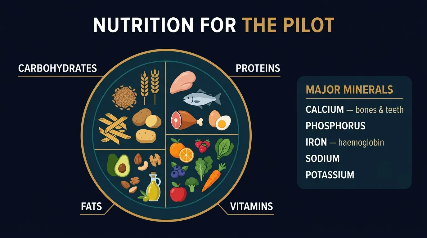 The major minerals the body needs