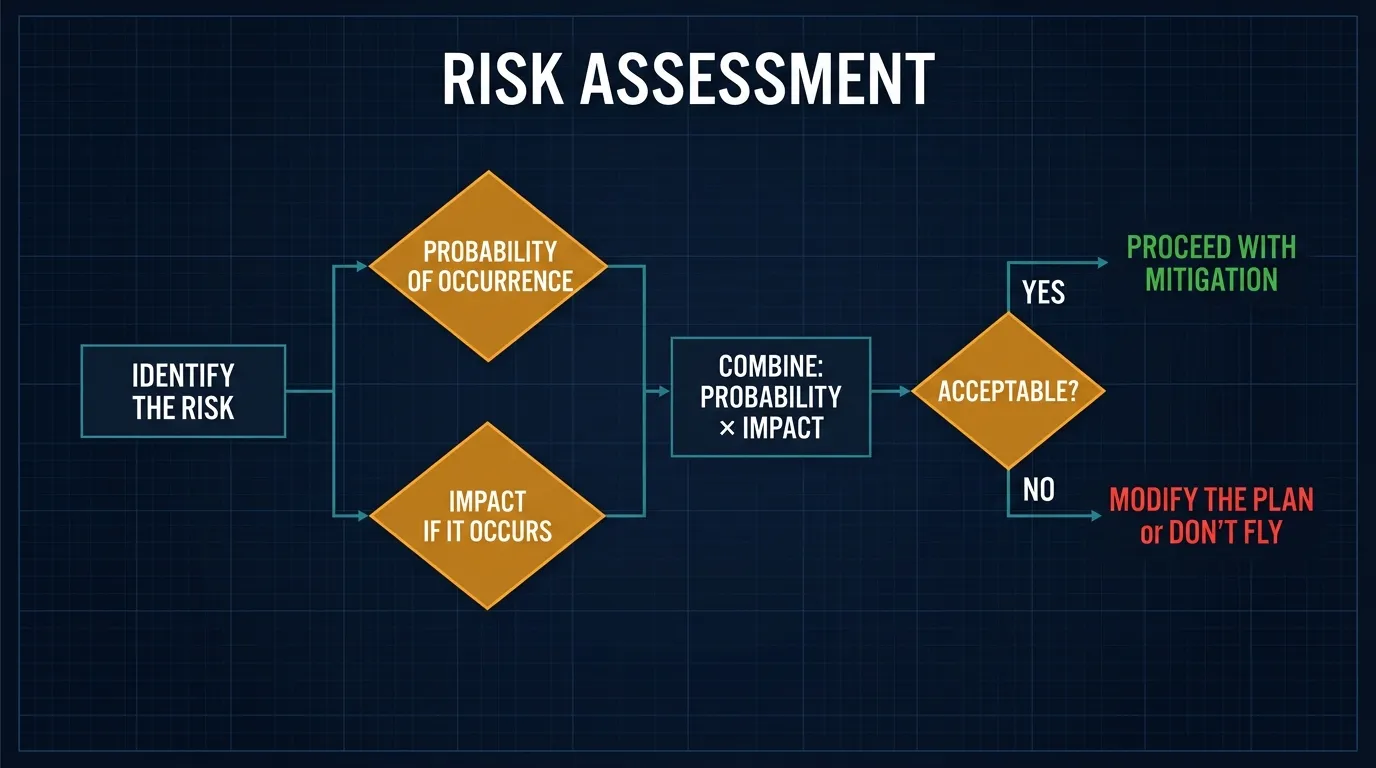 Risk assessment — probability and impact