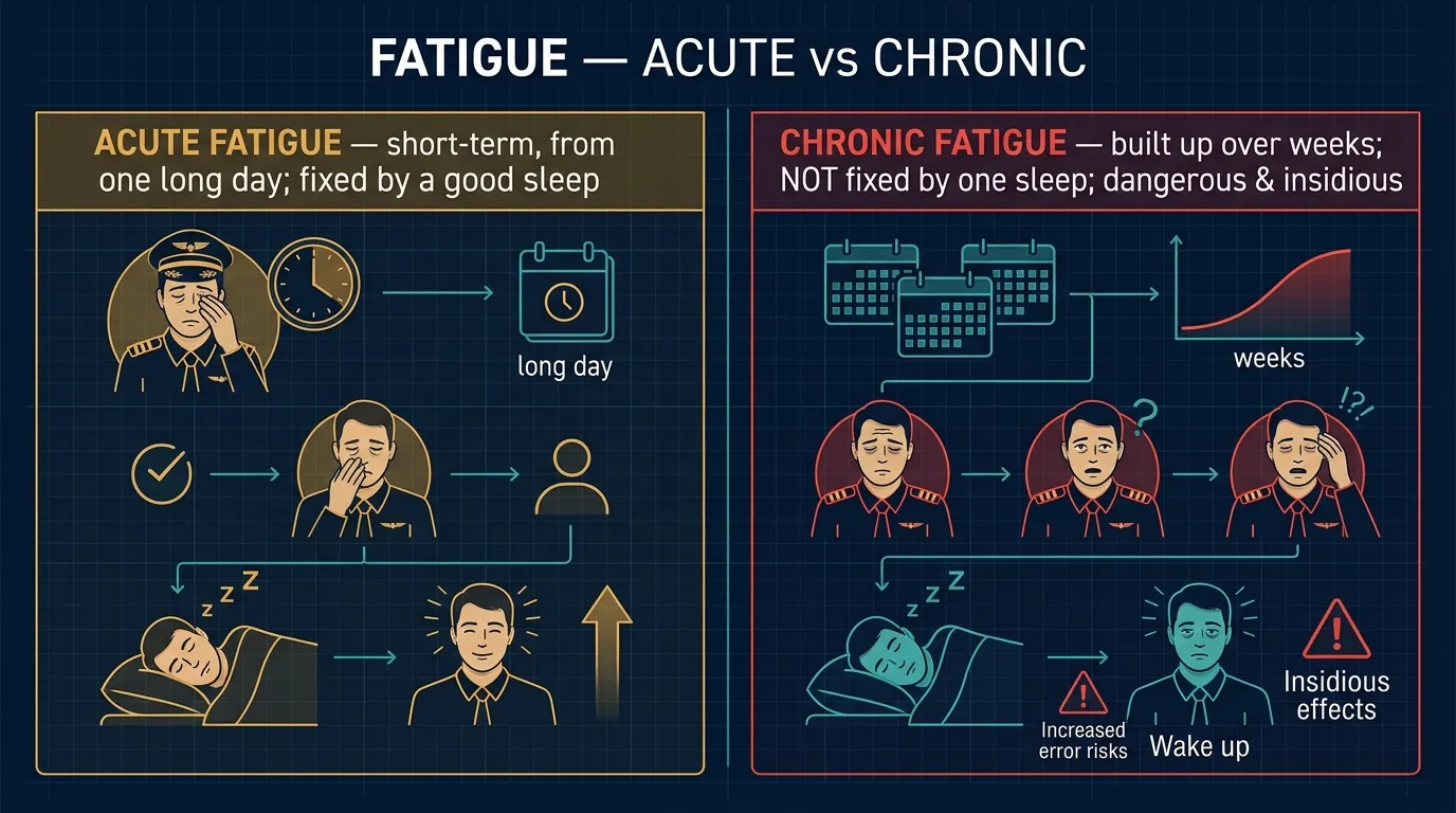 Acute versus chronic fatigue