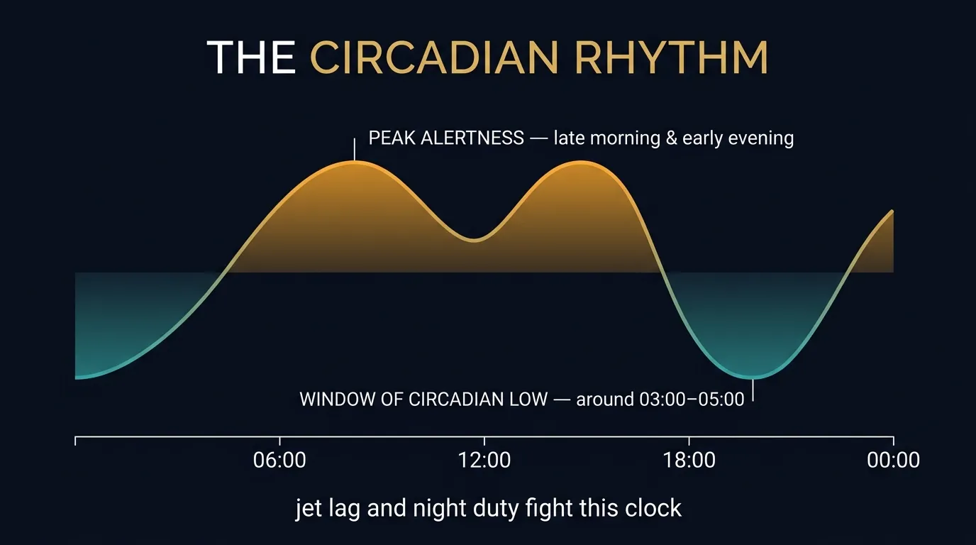 The circadian rhythm — the body's 24-hour clock