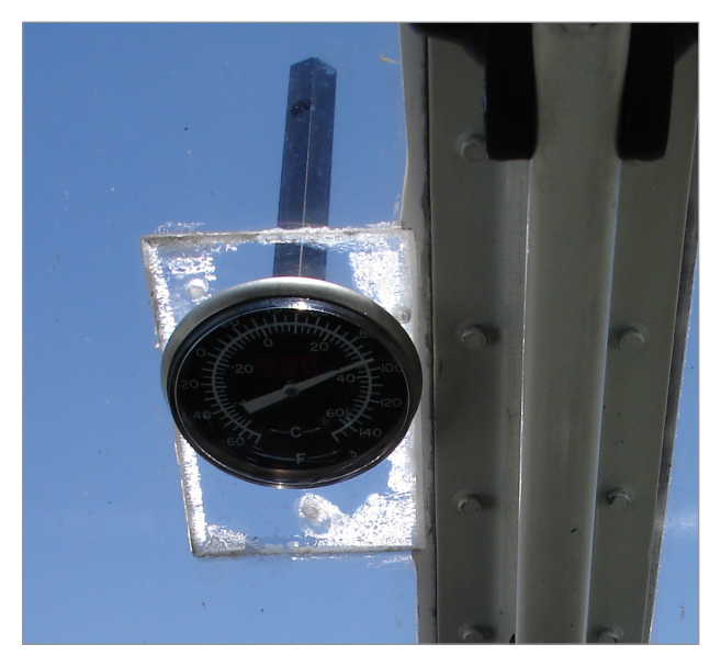 Thermometer placement on PA28