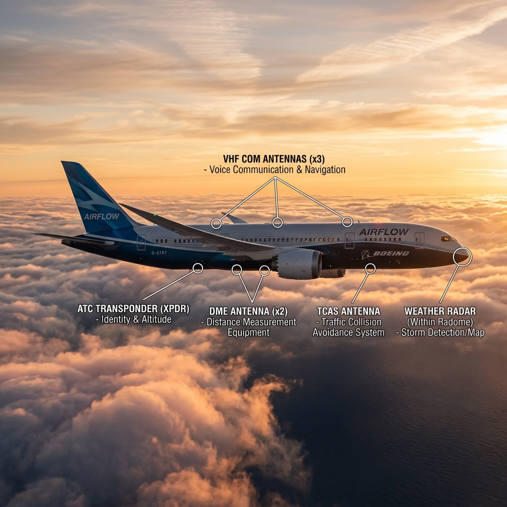 Aircraft Exterior Antennas