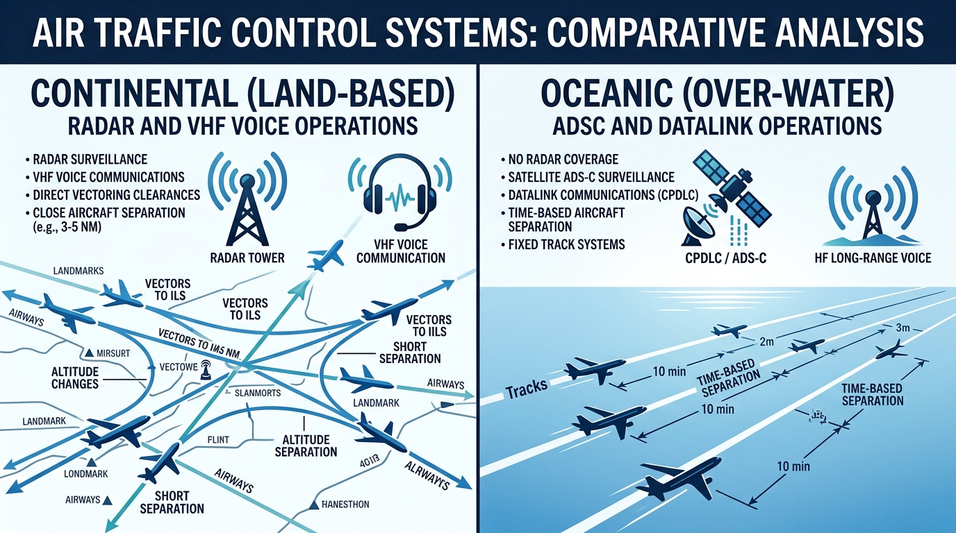 Continental vs Oceanic Control