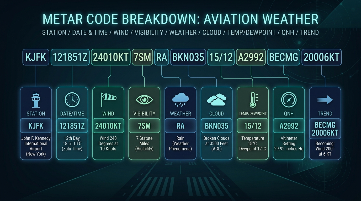 Figure 6.1: Decoding a METAR