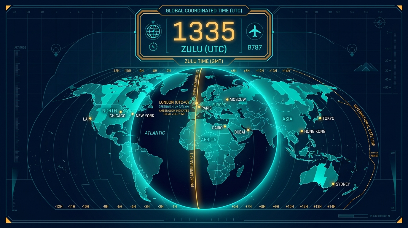 UTC Time Globe