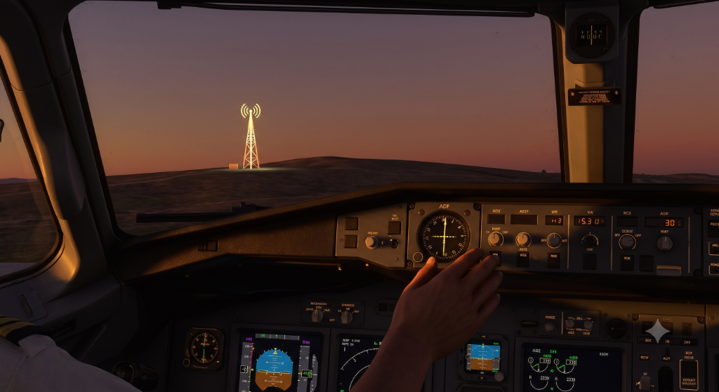 ADF Cockpit Indication